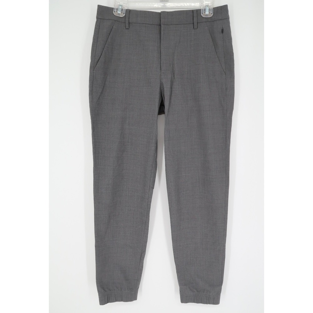 Kit And Ace Pants Mens 30 Gray Wool Silk Blend Performance Stretch‎ Joggers